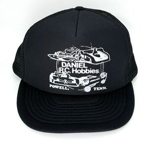 VTG Daniel RC Hobbies Trucker Hat Otto Black Mesh Snapback Powell TN Vintage